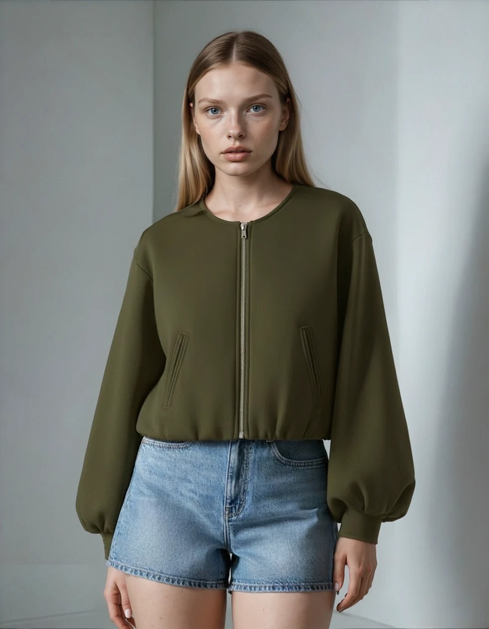 Moonveil Luxe Bomber