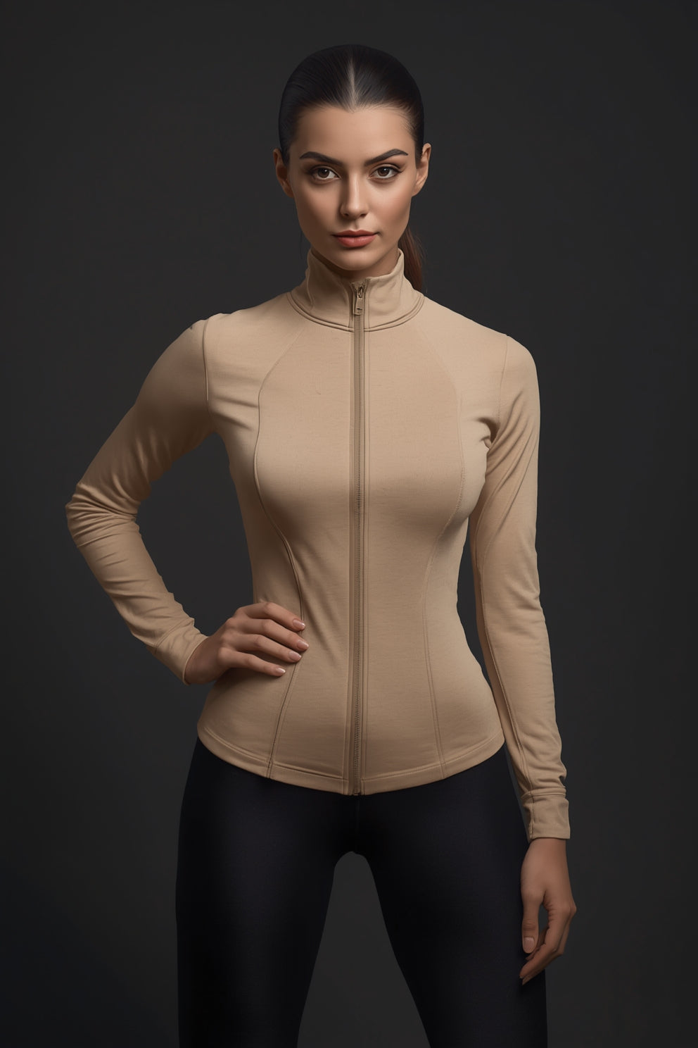 Moonveil Quick-Dry Fitness Jacket