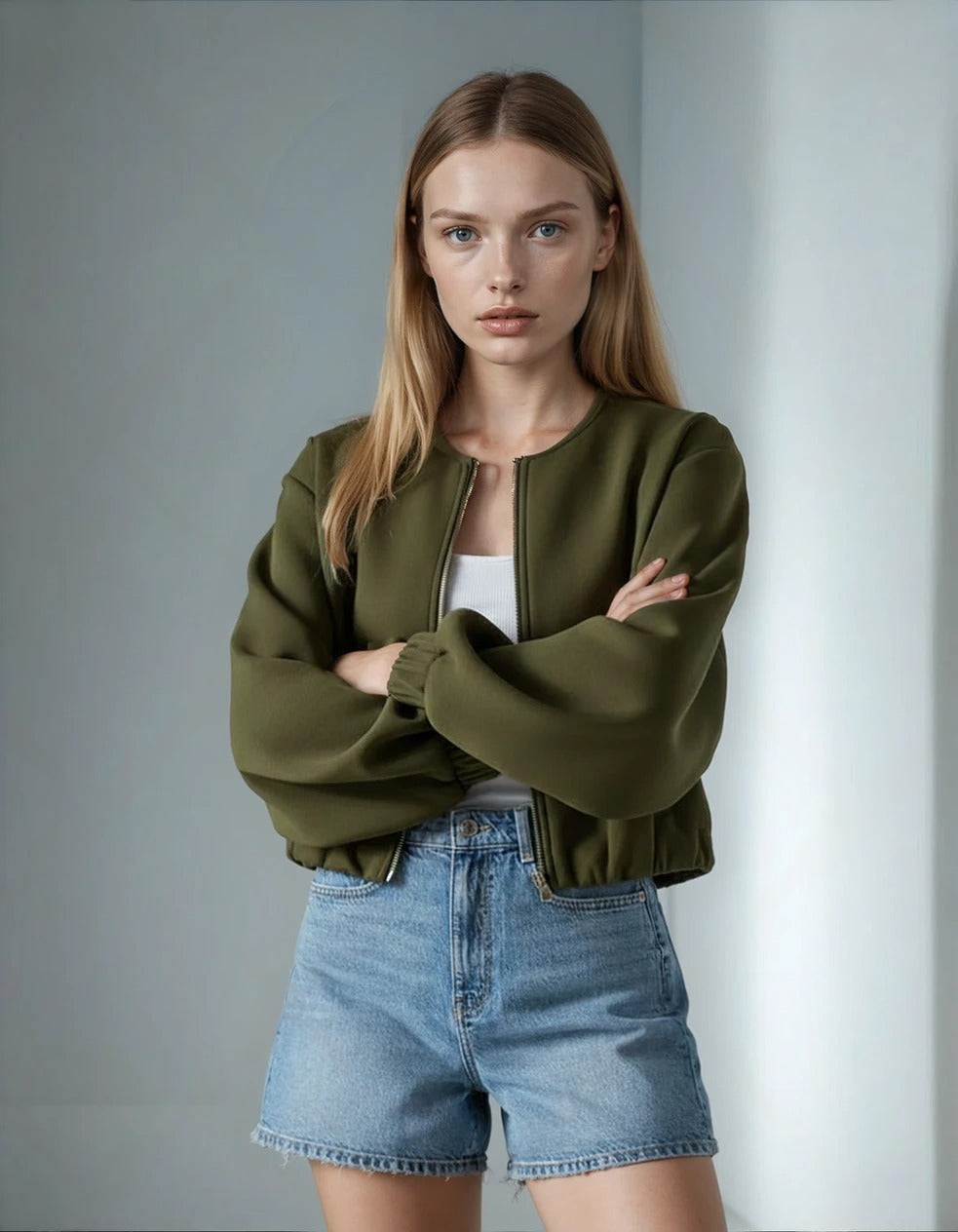 Moonveil Luxe Bomber